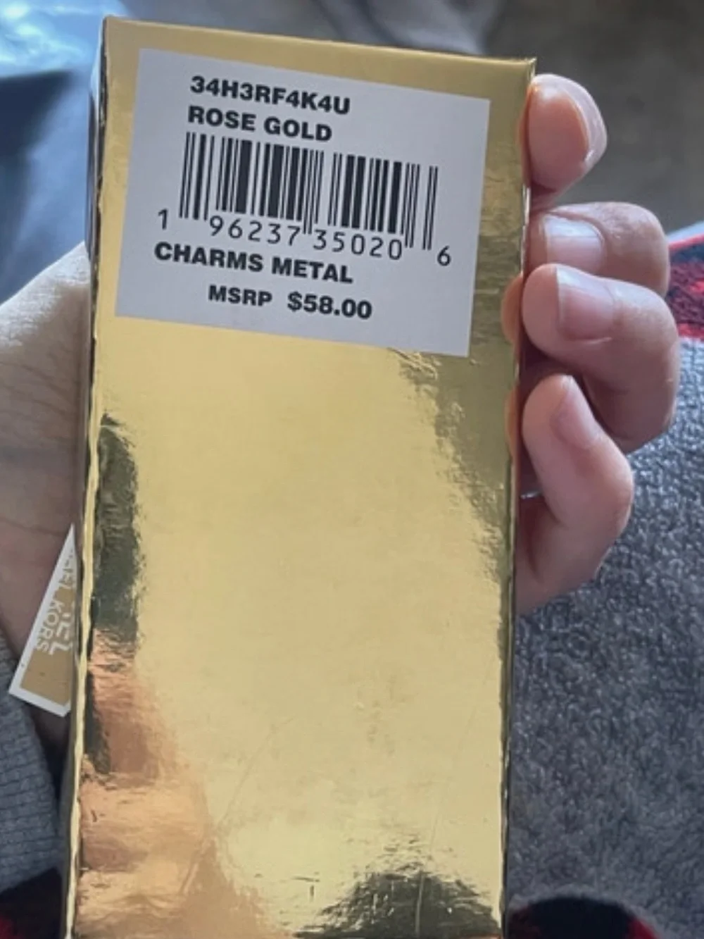 MICHAEL Kors Gold Crystal MK Circle Key & Bag Charm New in box!